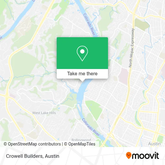 Crowell Builders map