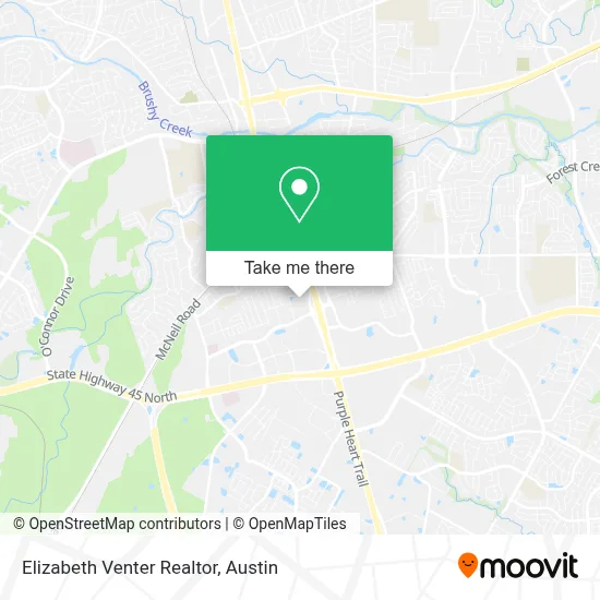 Elizabeth Venter Realtor map