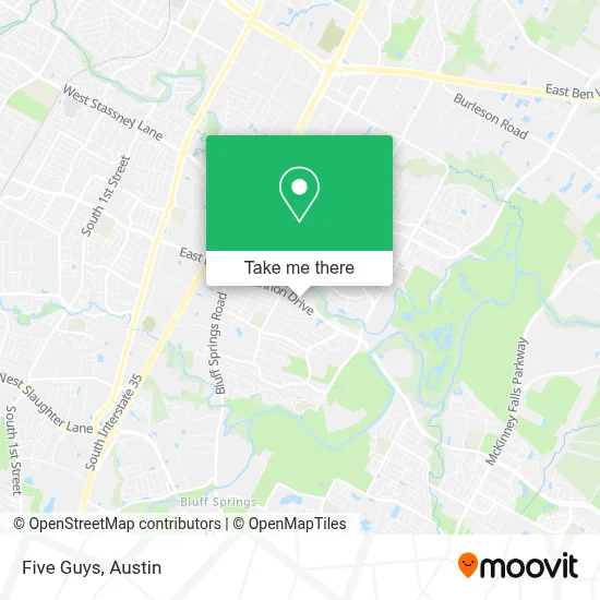 Five Guys map