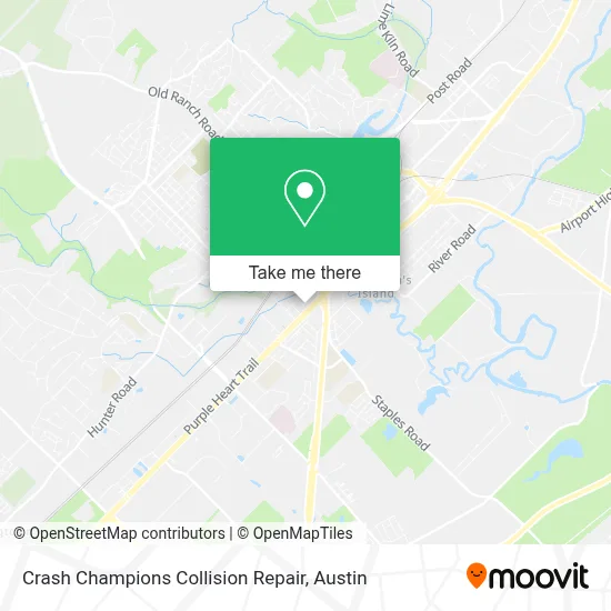 Crash Champions Collision Repair map