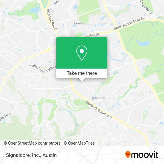 Signalcore, Inc. map