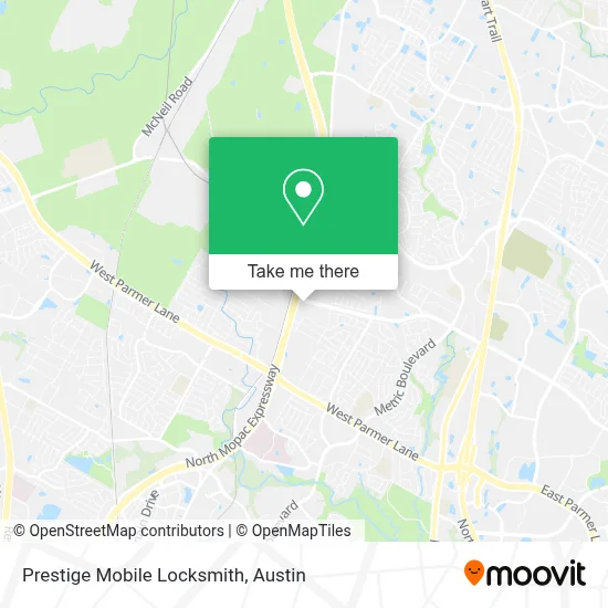 Prestige Mobile Locksmith map