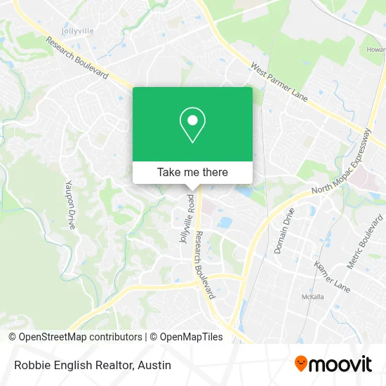 Robbie English Realtor map