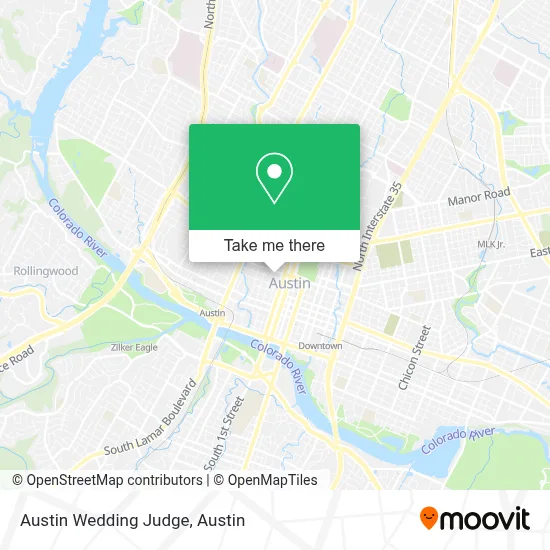 Austin Wedding Judge map