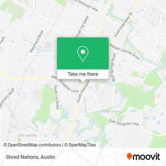 Shred Nations map