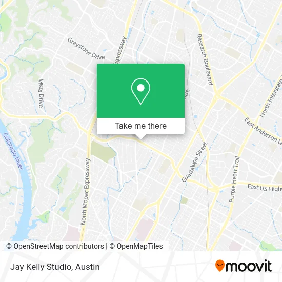 Jay Kelly Studio map