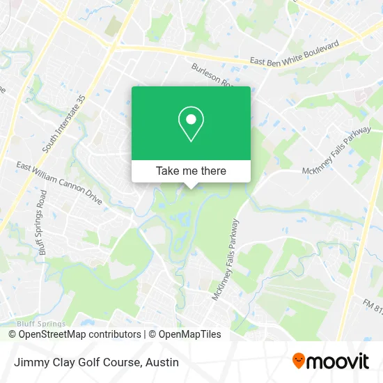 Jimmy Clay Golf Course map