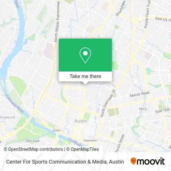 Center For Sports Communication & Media map
