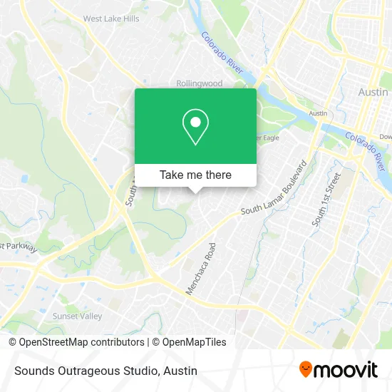 Sounds Outrageous Studio map