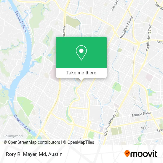 Rory R. Mayer, Md map