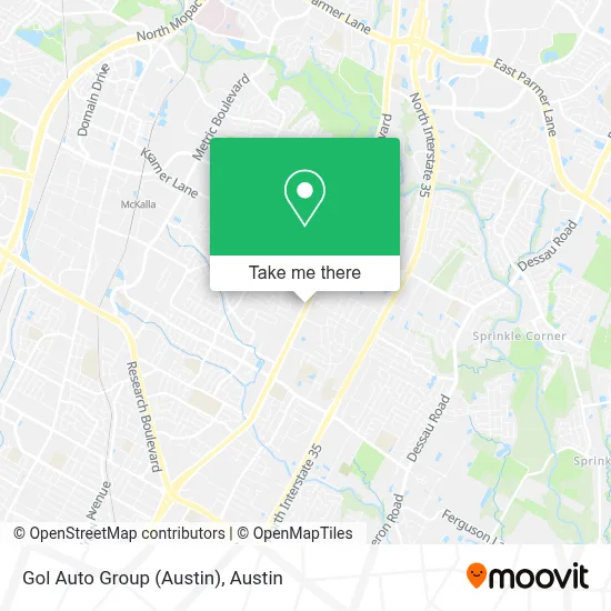 Gol Auto Group (Austin) map