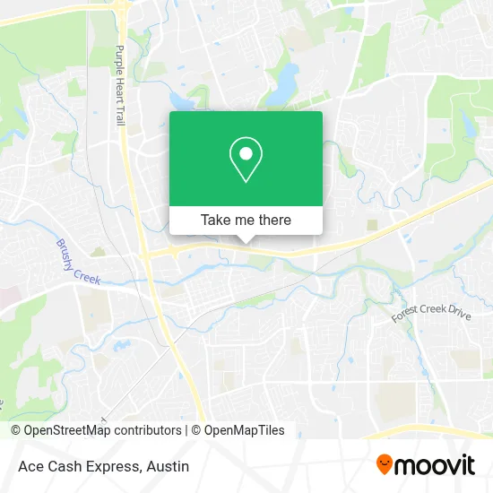 Ace Cash Express map