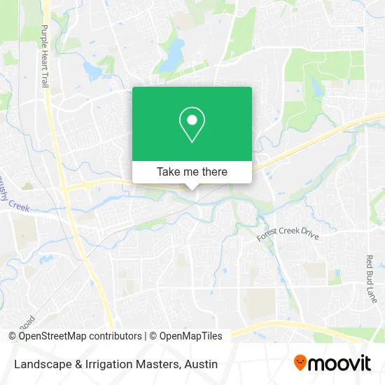 Landscape & Irrigation Masters map