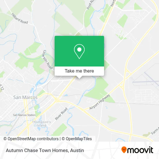 Autumn Chase Town Homes map