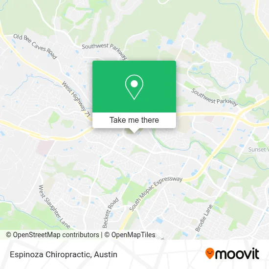 Espinoza Chiropractic map