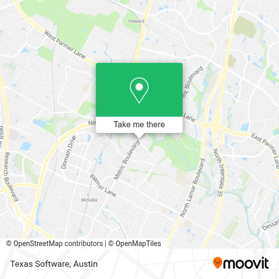 Texas Software map