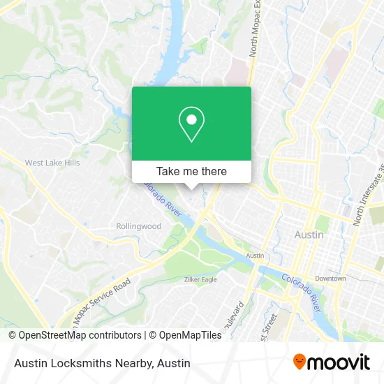 Austin Locksmiths Nearby map