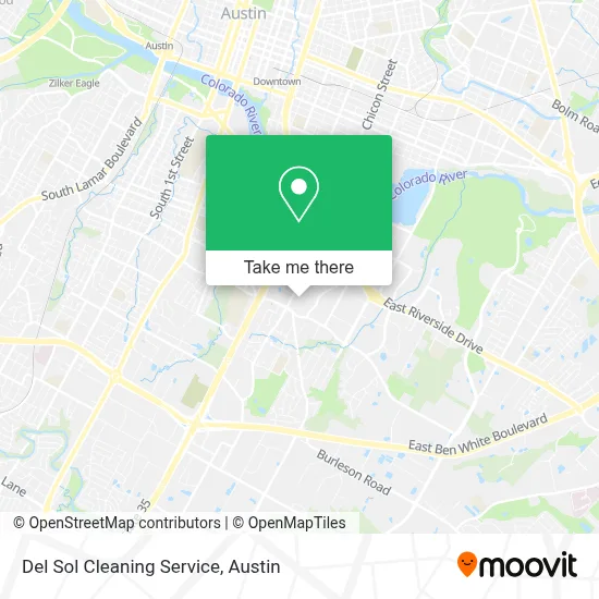 Del Sol Cleaning Service map