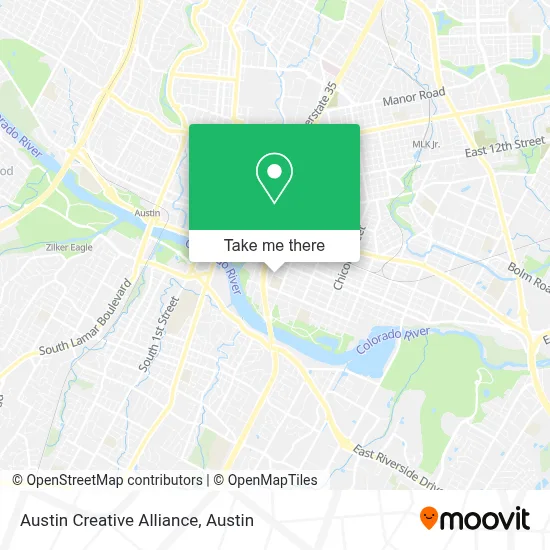 Austin Creative Alliance map