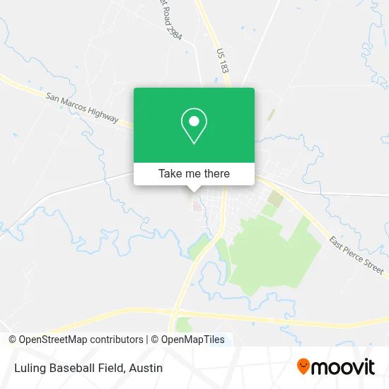 Luling Baseball Field map