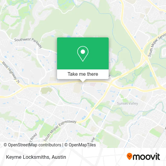 Keyme Locksmiths map