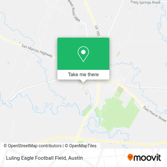 Luling Eagle Football Field map