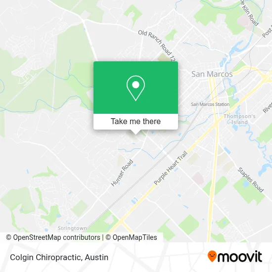 Colgin Chiropractic map