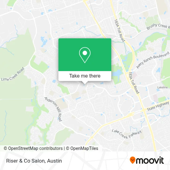 Riser & Co Salon map