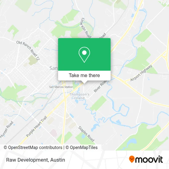 Raw Development map