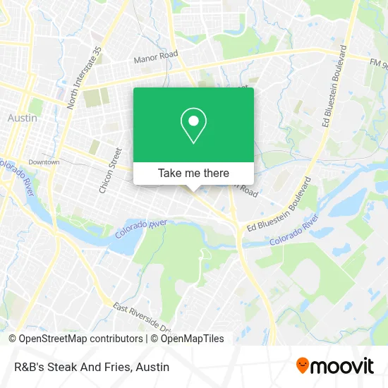 R&B's Steak And Fries map