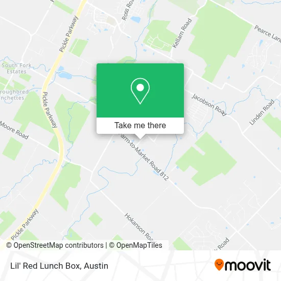 Lil' Red Lunch Box map