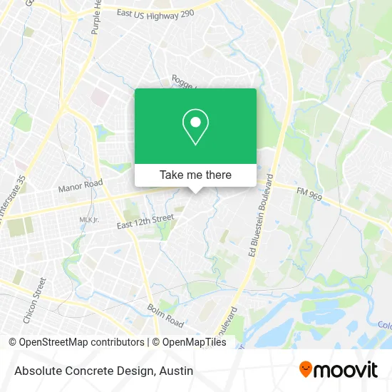 Absolute Concrete Design map