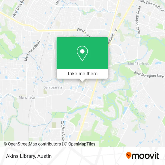 Akins Library map