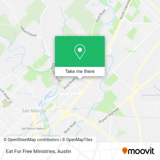 Eat For Free Ministries map