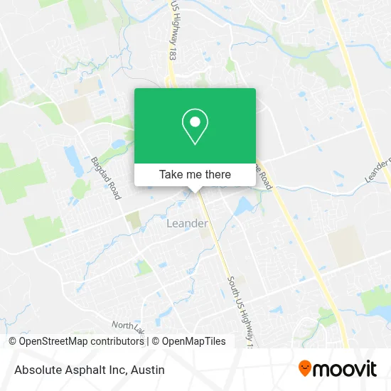 Absolute Asphalt Inc map