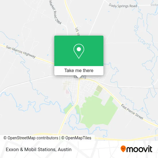Exxon & Mobil Stations map