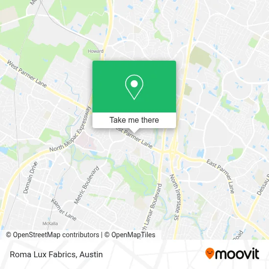 Roma Lux Fabrics map