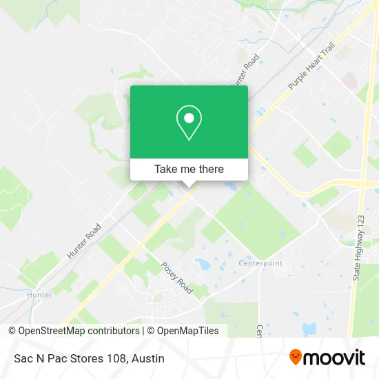 Sac N Pac Stores 108 map