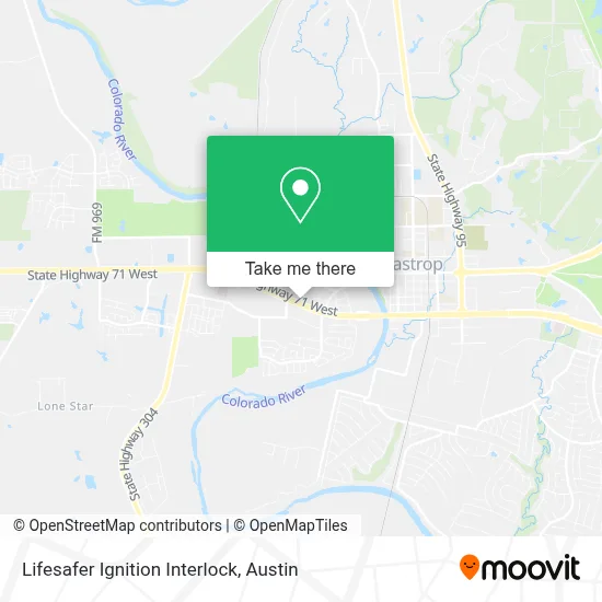 Lifesafer Ignition Interlock map