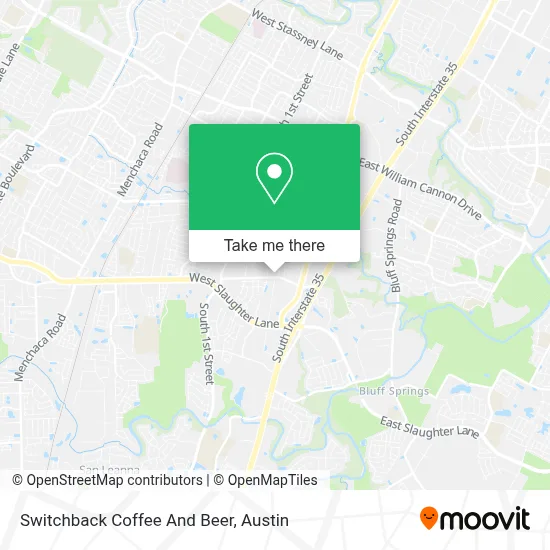 Switchback Coffee And Beer map