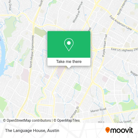 The Language House map