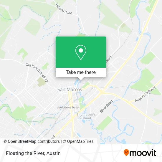 Floating the River map