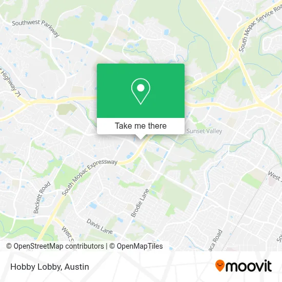 Hobby Lobby map