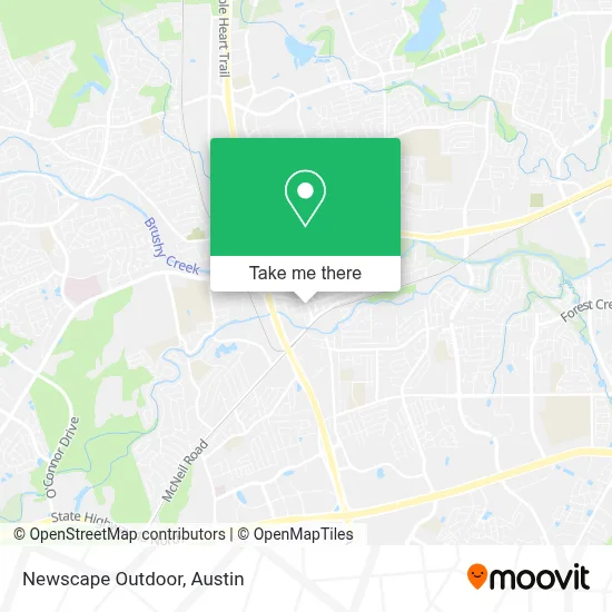 Newscape Outdoor map