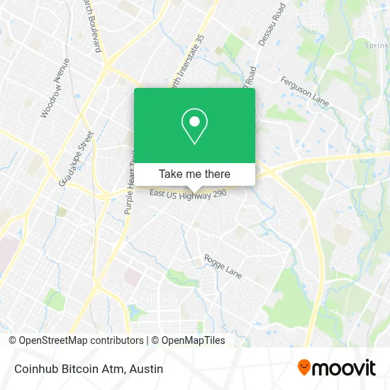 Coinhub Bitcoin Atm map