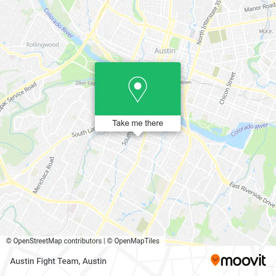 Austin Fight Team map