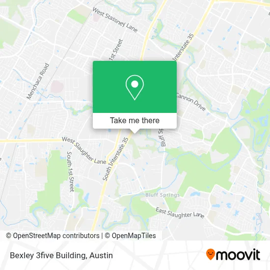 Bexley 3five Building map