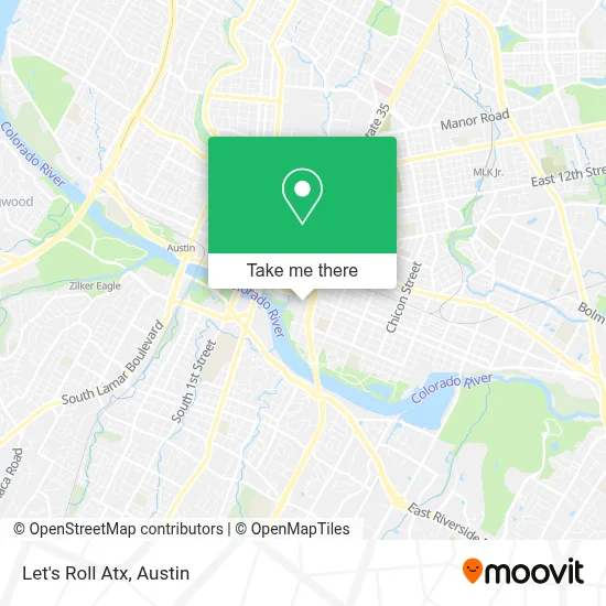 Let's Roll Atx map