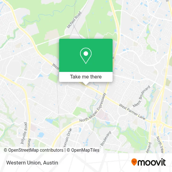 Western Union map