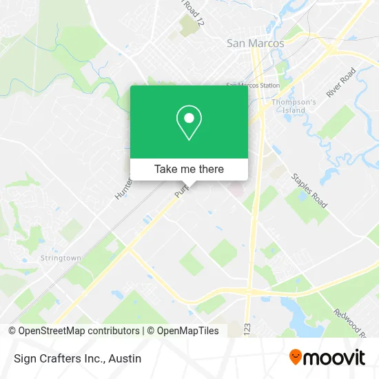 Sign Crafters Inc. map
